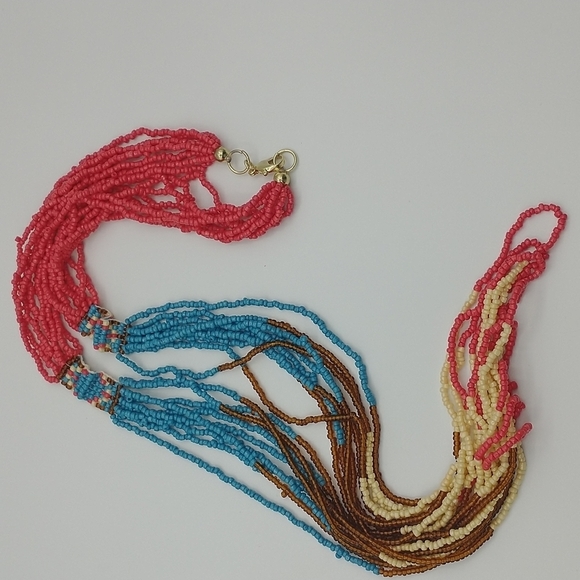 Long Southwest Vistas Beadwork Necklace - Picture 7 of 7